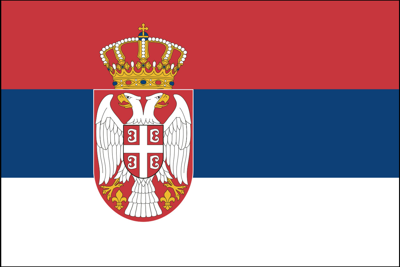 Flag Serbia
